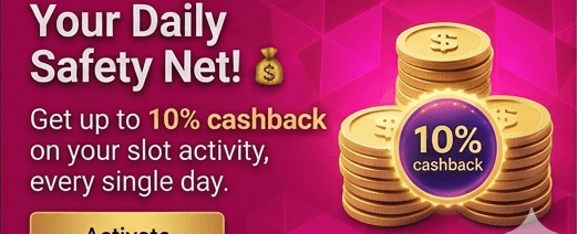 VIP Weekly Cashback Reward promotion